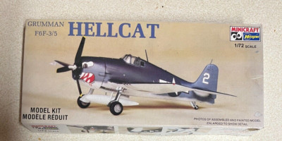 Hasegawa 1/72 Grumman F6F-3/5 Hellcat (No Decals)