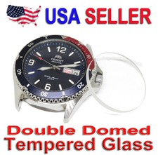Double Dome Mineral Watch Crystal fits Orient Ray Mako l  ll Mako USA II KAMASU