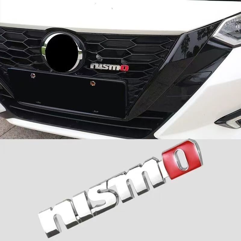 1X Chrome Red Metal NISMO Front Grille Emblem Badge For Nissan Altima ...