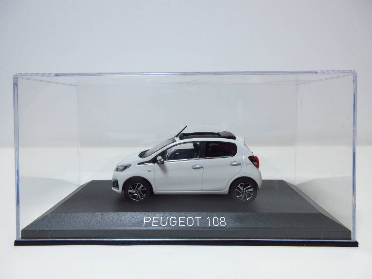 【楽天ランキング1位】 1/43 Norev Peugeot 108 Top 2014 Mini Car White Banquise ノレブ