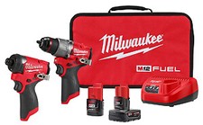 Milwaukee Electric 3497-22 M12 Fuel 2-Tool Combo Kit