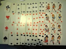 RARE CARTE DA GIOCO " DOMENICA DEL CORRIERE " MONDIALI DI CALCIO 1980 