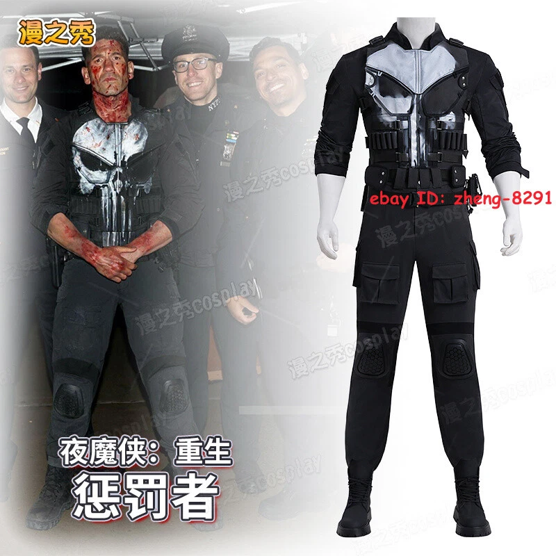 Daredevil:Born Again The Punisher Costume Outfit Cosplay Men's Uniform Halloween - Image 2 of 4