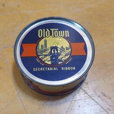 SEALED Vintage Black & Red Old Town Secretarial Typewriter Ribbon in Key Can thumbnail