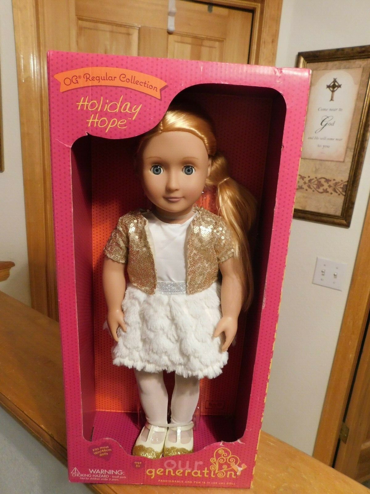 our generation holiday hope doll 46cm