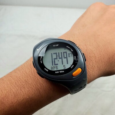 NIKE BOWERMAN TRIAX 879 SPORTS 10 LAP ALARM CHRONO MEN'S