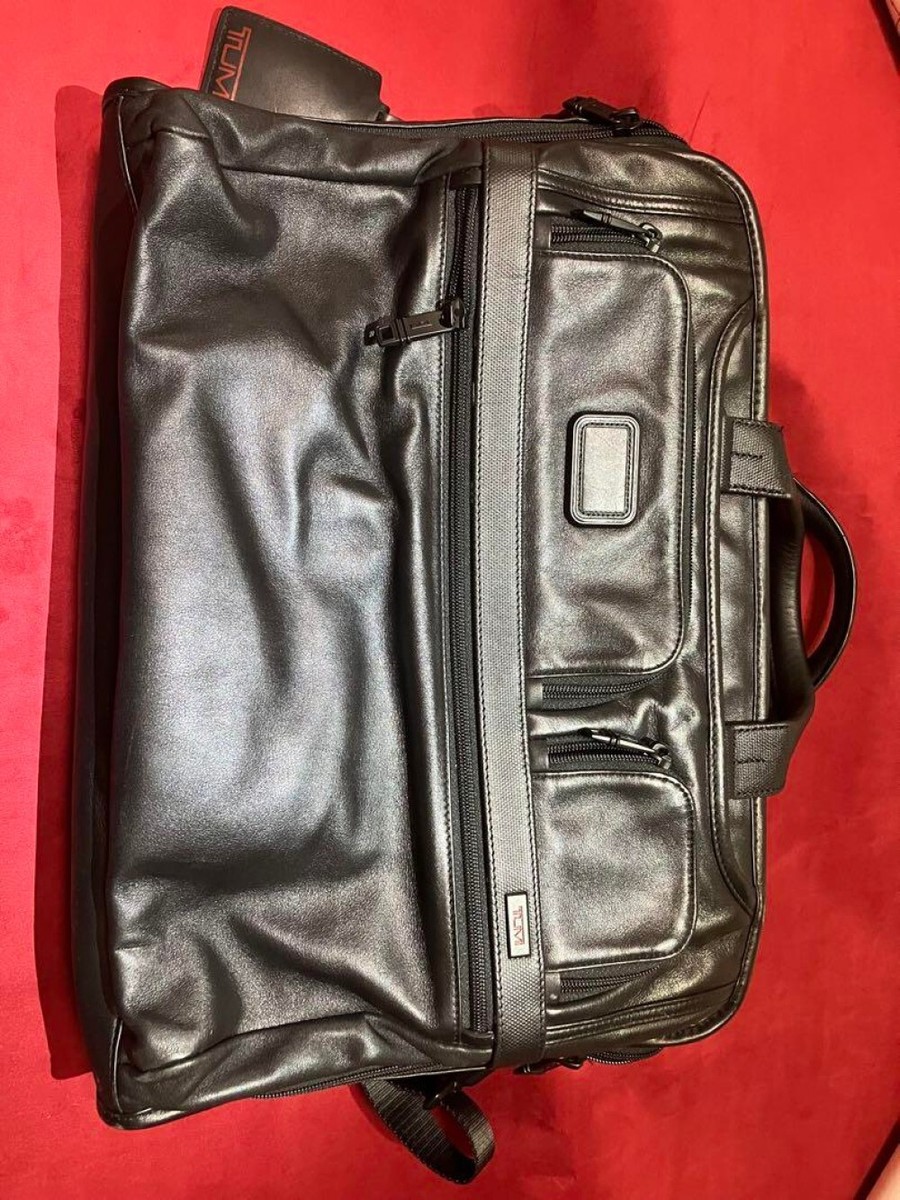 TUMI 96141D2 2way Briefcase Shoulder bag Leather BLK All TUMI 96141D2 2way Briefcase Shoulder bag Leather BLK All
