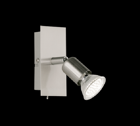 Faretto Spot Led a Parete Acciaio Moderno 12 cm Nimes GD Trio