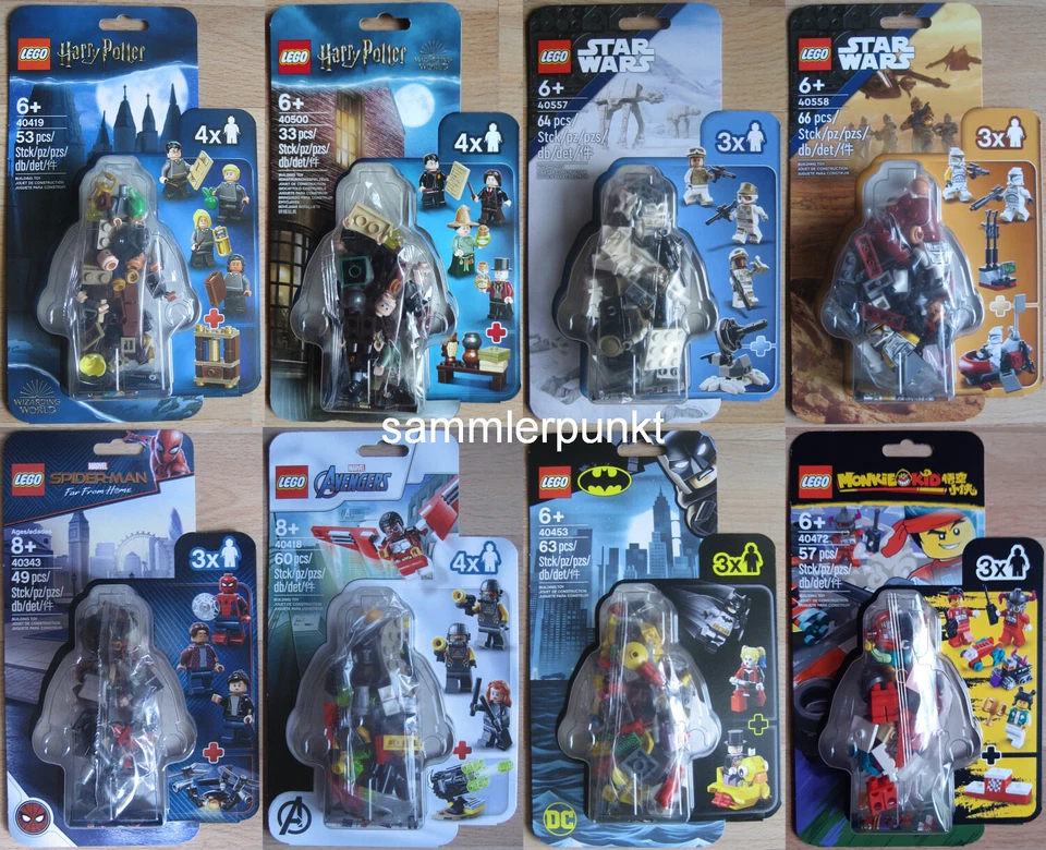 1 LEGO® MINIFIGUREN BATTLEPACK / ZUBEHÖRSET -OVP- Ihrer Wahl (NEU)