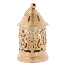 Gold Lantern Candle Holder Decorative Hanging Tea Light Metal Indian Home Decor