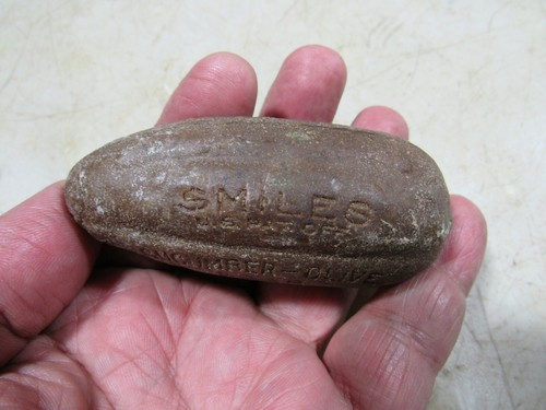 Vintage/Antique 1930s/40s Smiles Cucumber Olive Figural Soap Bar NOS - Picture 3 of 4