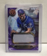 HUNTER DOZIER 2019 Topps Triple Threads AMETHYST JUMBO RELIC /27 ~ ROYALS