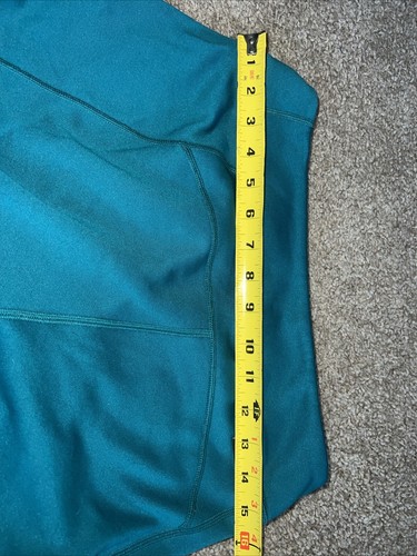 Patagonia polyester elastane leggins fleece lined Stretch Medium Teal Polartec - Picture 4 of 8