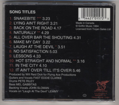 Fast Eddie Clarke - It Aint Ain't Over Till Its Over - New