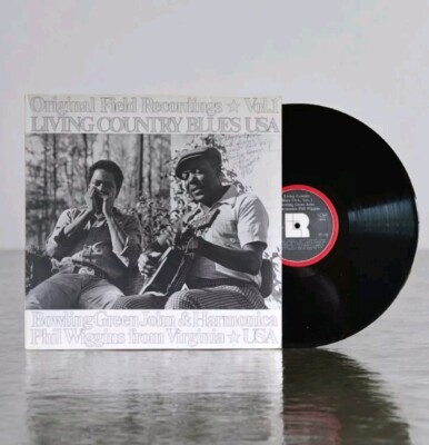 EX+ ~ SIGNED Bowling Green John Cephas & Harmonica Phil Wiggins ~ Country Blues