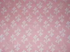 BTY Posy & Vines VINE on Pink Print 100% Cotton Quilt Craft Fabric by the Yard