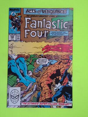 Fantastic Four #336 Vol. 1 1990 Marvel Comics Mid Grade Comic Book A45-79