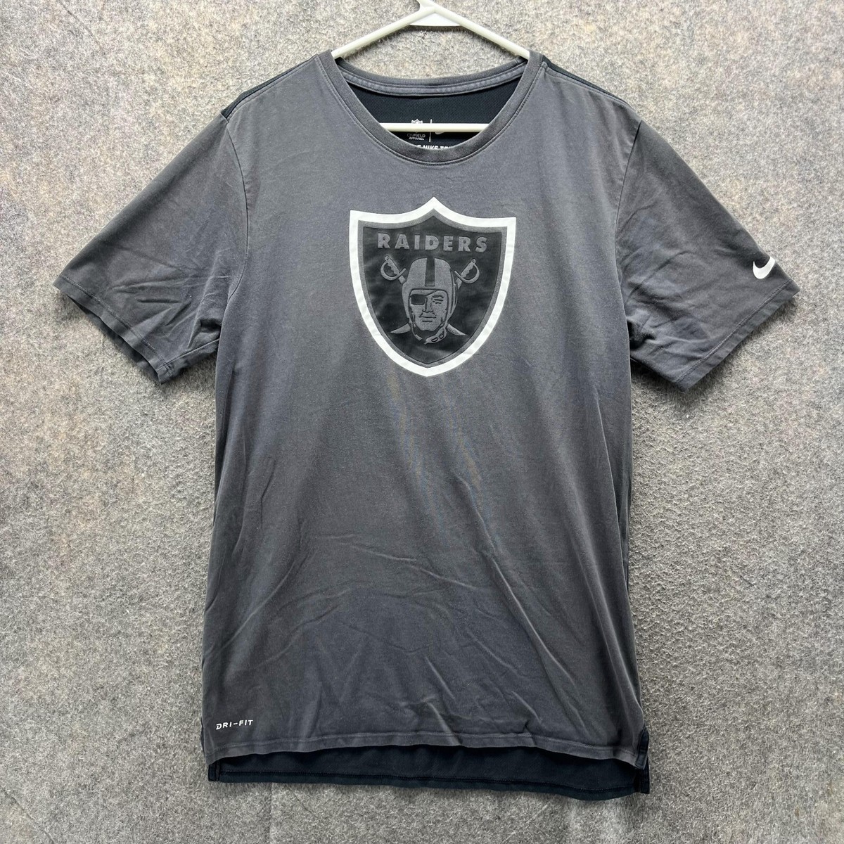raiders dri fit t shirt