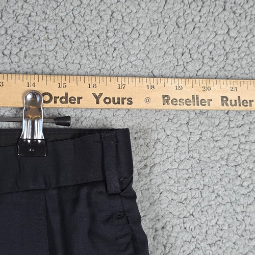 Brooks Brothers pantaloni eleganti uomo 35x33 nero plissettato vestibilità dritta silenzioso lusso - Foto 9 di 12
