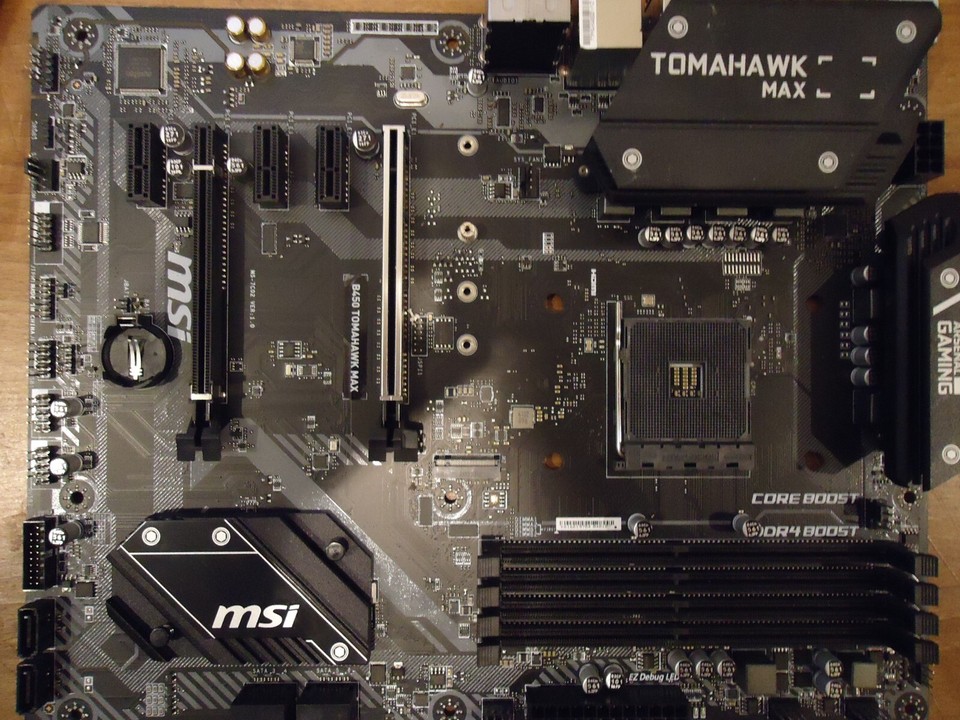 MSI B450 TOMAHAWK MAX AMD AM4 Motherboard MS7C02 Ver. 1.0 4719072659226 eBay