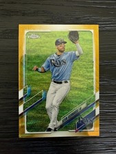 2021 Topps Chrome Gold #38 Rays Kevin Kiermaier /50
