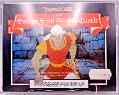 COMMODORE 64/128 -- DRAGON'S LAIR PART II: ESCAPE FROM SINGE'S CASTLE (S PROJECT