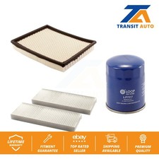 Air Cabin Engine Oil Filters (3 Total) Kit For Nissan Frontier Xterra KFM-100345