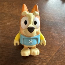 Bluey BINGO Heeler Figure in Blue Swim Suit Swimsuit Pool Family Beach Day