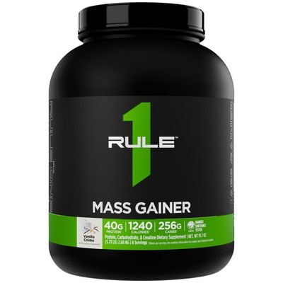 Rule 1 Proteins Mass Gainer  HighCalorie Weight Gain Formula with 1,220+ Calo...