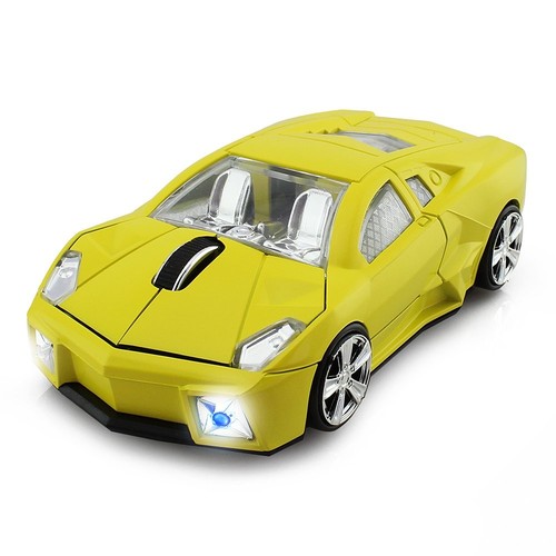 Wireless Sports Car Mouse Computer Mice Shiny Surface 2.4GHz Wireless Mouse Y