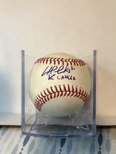 Liam Hendriks Signed Autographed ROMLB Baseball K Cancer Inscription