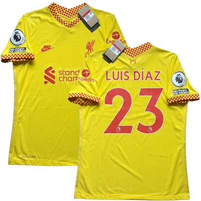 2021/22 Liverpool Authentic Third Jersey #23 Luis Diaz Large Nike