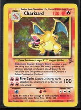 Charizard 4/130 Set Base 2 2000 Holo Carta Pokémon Rara WOTC