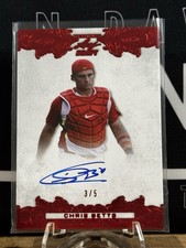 2015 Leaf Ultimate Draft Red Etched Foil /5 Chris Betts #BA-CB1 Auto