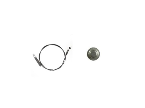 GENUINE OEM TORO # 133-1998 BRAKE CABLE & # 3290-337 PUSH NUT; TIMEMASTER