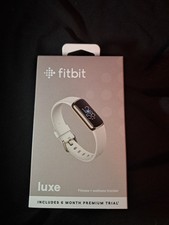 Fitbit Smart Watch Luxe Fitness And Wellness Tracker Soft Gold Stainless...