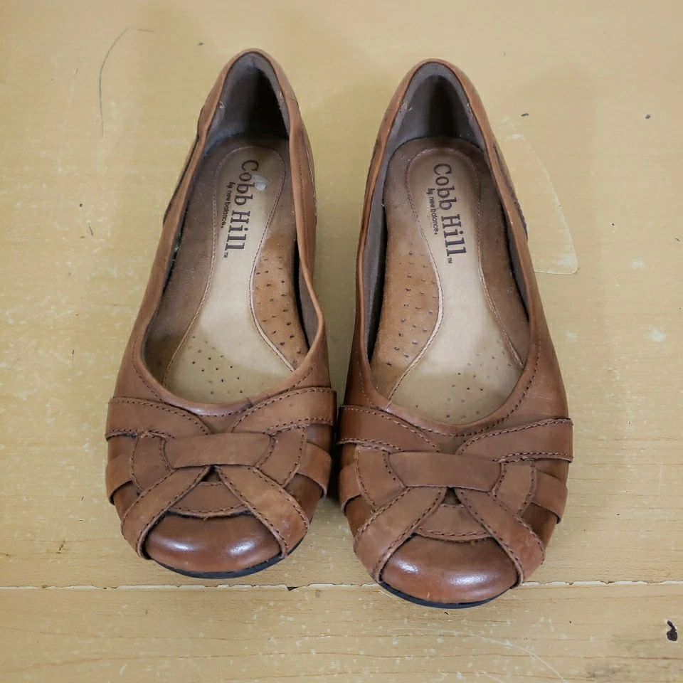 Mocassini bassi Cobb Hill by New Balance da donna taglia 6 5 in pelle marrone