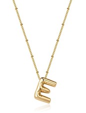 Gold Initial Necklaces for Women 18K Gold Plated Dainty Letter Necklace, A-Z ...