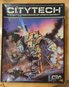 Citytech: The Battletech Game of Urban Combat FASA Box Set 1608  1986