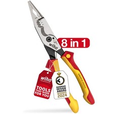 Wiha 45705 VDE Insulated 8in1 Multi-Function Installation Pliers 225mm