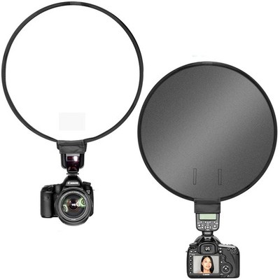 Foldable 30CM/40CM Round Softbox Diffuser for Camera Speedlight Flash Light