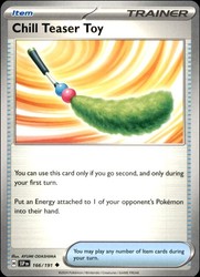 Chill Teaser Toy 166/191 Surging Sparks Uncommon