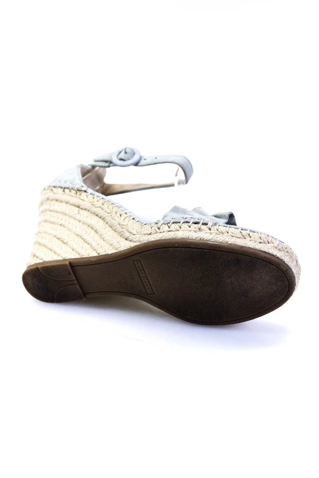 Marc Fisher LTD. Mujer Plataforma Cuña Tobillo Correa Tacones Azul Talla 6.5 EE. UU. Foto 4 de 4