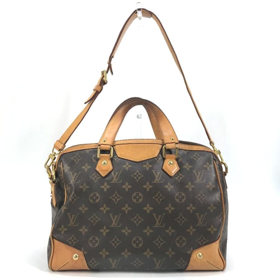 LV レティロ　M40325 ヴィトン Louis Vuitton Retiro PM M40325 Monogram Canvas Brown Handbag w