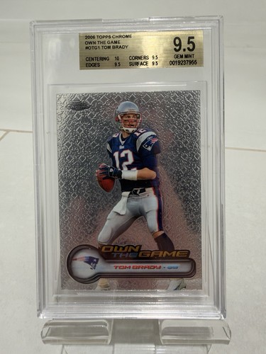 Tom Brady #OTG1 2006 Topps Chrome Own the Game card