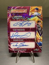 2025 Leaf #E3-4 Trey Yesavage Hagen Smith Brandon Sproat Emergence-3 Auto #'d /6