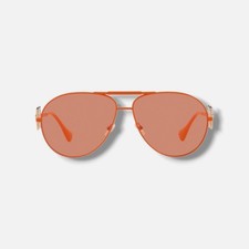 Versace 0VE2249 Men's Orange Aviator Sunglasses 65-14-145