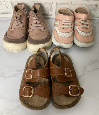 Little Love Bug Size 6 Barefoot Soles Girls Shoes Sandals High Tops Flexible