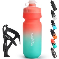 Bike Water Bottle Holder with Bottle Combo, Lightweight, Durable  Secure Wat...