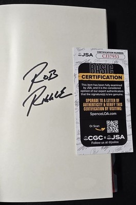 Grit, Spit, and Never Quit SIGNED Rob Riggle (2025,HC,1st/1st) BRAND NEW JSA COA